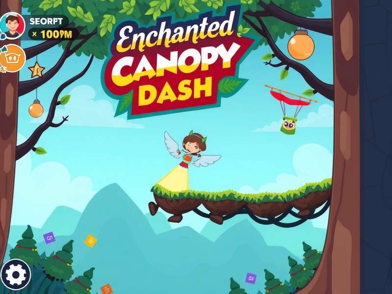 Enchanted Canopy Dash Gameplay Screenshot